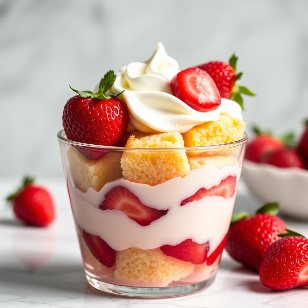 Strawberry shortcake cup